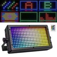 LED Stage Strobe Light Colorful 288LEDS RGB DJ Strobe Lights DMX Control LED Party Light 60W LED