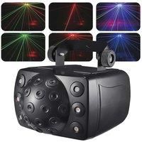 DJ Light Party Light RGB Dynamic Laser Rain Projector Lights DMX Control Stage Laser Light for Disco