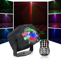 3IN1 DJ Disco Party Light Stage Laser Light Sound Activated LED Magic Ball Light LED Strobe Light
