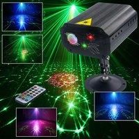 Mini LED RGB Light Red Green Laser Light DJ Disco Party Light Sound Activated Strobe Light with