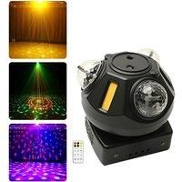 3IN1 Effect Magic Ball Laser Light Projector DMX Control 50W LED Moving Head Light Stage Strobe