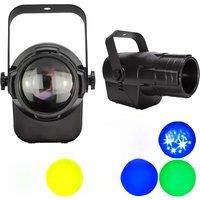 40W RGBW LED Pinspot Light DMX LED Beam Spot Lights DJ Stage Effect Lighting LED Pattern Gobo Light