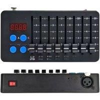 Battery Powered 32 Channel DMX Light Console Dj Lighting Equipments Mini DMX 512 Stage Controller For LED Par Moving Head Lights