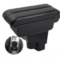 Car Armrest box Honda Fit Jazz central console storage case driver elbow support rest arm
