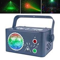 Disco Ball Lights for Party Sound Activated LED Magic Ball Laser Light Projector With Remote Control