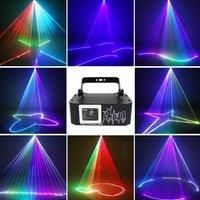 500mw RGB Animation Laser Light Projector DMX Control Dj Party Light Music Sound Activated Stage