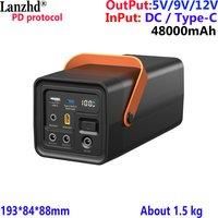 Lithium iron phosphate 12V 9V 5V PD protocol power bank For multi functional uninterruptible power supply 32700 lifepo4 pack