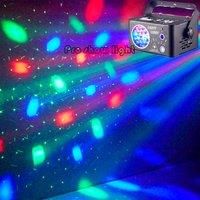 3in1 Kaleidoscope Party Light LED RGB Pattern Projection Light Sound Activated Laser Light LED Strobe Light Holiday WeddingDecor