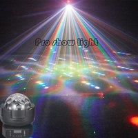 3IN1 LED Lotus Lantern LED RGBW Party Light DJ Disco Laser Light DMX Control Magic Ball Light Strobe Laser Light Holiday Decor