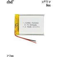 3.7V polymer lithium battery For smart insulated cup coffee blender cup Bluetooth speaker 804040