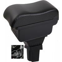 Chevrolet Trax Tracker Holden Armrest box central console storage case driver elbow support carbon fibre