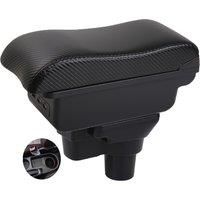 KIA Rio 4 Rio X-line Solaris 2 Accent Vern K2 Armrest box central console storage case driver elbow support carbon fibre