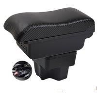 Russia KIA K2 Rio 3 Armrest box central console storage case driver elbow support carbon fibre