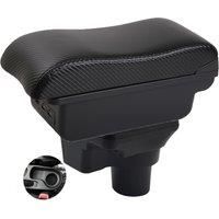 Hyundai 17k2 Solaris 2 Accent Verna KIA Rio 4 X-line Armrest box central console storage case driver elbow support carbon fibre