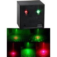 Portable Lazer Light Rechargeable RG Pattern Stage Laser Sound Activated Music DJ Party Lights for Disco Club 32 Lighting Effect