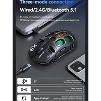 X3 Wireless Mouse Computer Game Accessories Ergonomic Bluetooth Wireless Mouse 2.4G SUB Type-C Laptop Rechargeable RGB Backlight