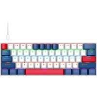 T60 Mechanical Keyboard Gaming Computer Office Accessories USB Type-c Keyboard RGB Backlit Color Keycaps laptop mini 61Key Cable