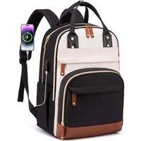AkooluRu Fashionable Large Capacity Laptop Backpack Double Shoulder Travel School Bag for College Handbag