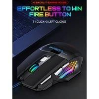 M1 Mouse Wired Gaming Computer Office Accessories RGB Backlight Laptop USB Cable Mouse 3D 7-Button Laser Roller Ergonomic Skills