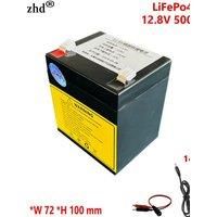 12.8V 5Ah Lithium LiFePO4 pack 12V Deep Cycle Battery 4000+ Cycles Rechargeable Battery for Solar Wind Power Small UPS Lighting