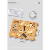 MP05 Mouse Pad Game Computer Office Accessories Rubber Bear Dog Animal Cute Laptop Desktop Mouse Pad 260 * 210mm