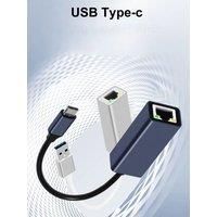 USB-1000Mbps USB-C to 1000Mbps RJ45 Ethernet Port Gaming Computer USB Wired Network Port Connection Laptop Tablet Type-C TV Box