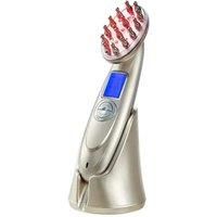 Electric Laser Hair Growth Comb Red Light EMS Vibration Scalp Massager Brush Microcurrent Meridian Massager