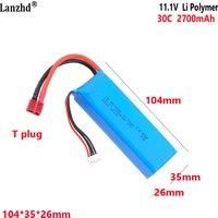 11.1V 2700mAh 30C battery T/XT60/Banana Plug Use For model aircraft V303 V393 WL913 For UDI 903 FT012 toy plane batteries