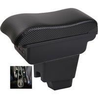 Car kaptur Armrest box central console storage case driver elbow support carbon fibre