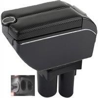 For Citroen C2 C3 Armrest Box Citroen C2 C3 Car Armrest Auto Storage Box Arm Bracing heighten Interior Details Retrofit Part