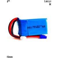 7.4V Lithium Battery 800mAh 20C EC2 Plug For Wakole F150 Cross-Runner Parts Rodeo 150-Z-27 battery