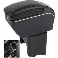 For Polo Armrest Box VolksWagen VW werk Mk5 6R Vento Armrest Auto Storage Box Arm Bracing heighten Interior Details Retrofit