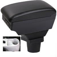 For Honda CR-Z Armrest Box Honda CR-Z CRZ Armrest Auto Storage Box Arm Bracing heighten Interior Details Retrofit Part