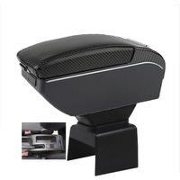 For Peugeot 307 Armrest Box Peugeot 307 Car Armrest Auto Storage Box Arm Bracing heighten Interior Details Retrofit Part