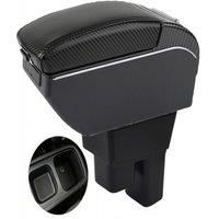 For Honda Fit Armrest Box Honda Fit Jazz GE Car Armrest Auto Storage Box Arm Bracing heighten Interior Details Retrofit Part