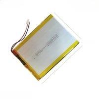 1-12pcs 3.7V Li polymer lithium battery 3080100 rechargeable 4000mAh for tablet LED lamps medical Car camera recorder