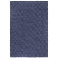 Rug Rectangular Navy Blue 160x230 cm Cotton