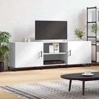 TV Cabinet White 150x30x50 cm Engineered Wood