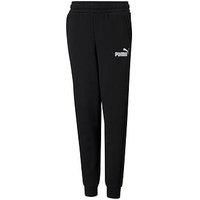Puma Boys Essentials Logo Fleece Pants - Black