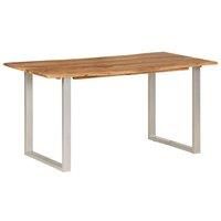 Dining Table 154x80x76 cm Solid Acacia Wood