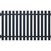 Fence Panel Anthracite 170.5x75 cm Powder-coated Steel