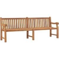 Garden Bench 228 cm Solid Teak Wood