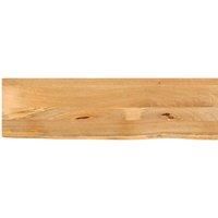Table Top Live Edge 110x30x2.5 cm Solid Wood Mango