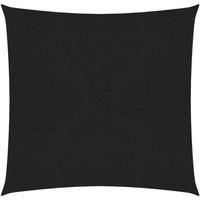 Sunshade Sail 160 g/m Black 2.5x2.5 m HDPE