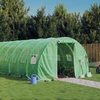 Greenhouse with Steel Frame Green 30 m£ 10x3x2 m