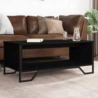 Coffee Table Black 100x51x40 cm Engineered Wood