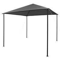 Gazebo 3x3 m Anthracite Fabric and Steel 180 g/m