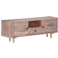 TV Cabinet 118x30x40 cm Solid Acacia Wood
