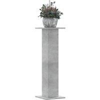 Plant Stands 2 pcs Concrete Grey 30x30x95 cm Engineered Wood