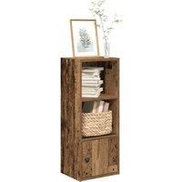 Bookcase Old Wood 31x24x77 cm Engineered Wood